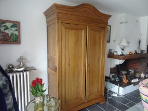 Relooking armoire patine grise - orléans